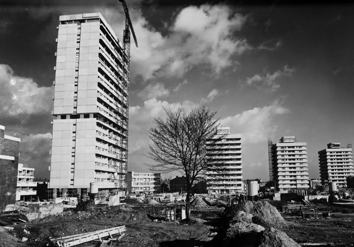 Winstanley Estate being built