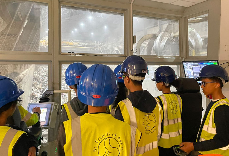 Visit to Waste Bunker