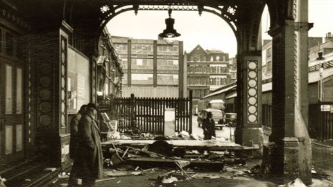 Covent Garden market in disrepair