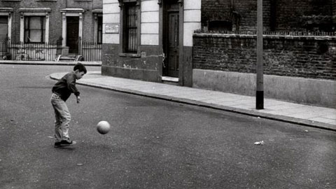 football in the streets
