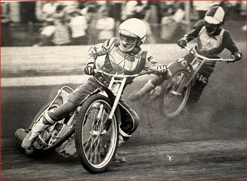 Eddie in the lead