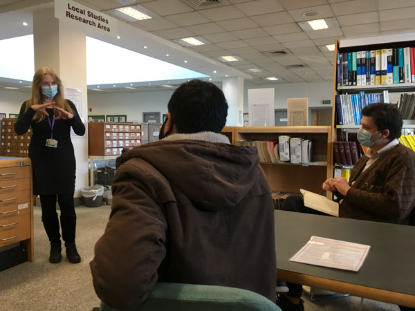 visit to the archives